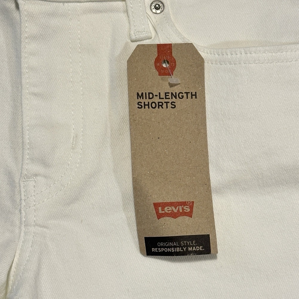 LEVI'S DENIM JEAN MID LENGTH SHORTS‎ WOMEN'S SZ 29 NEW SUMMER CASUAL - Picture 4 of 7